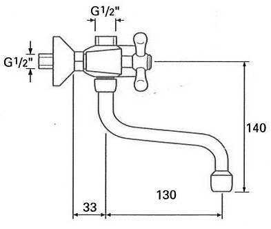 Douchemengkraan Eco H O H Mm Met Onderuitloop Ideal Standard