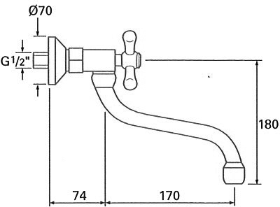 Keukenwandmengkraan Keramisch Met Onderuitloop Ideal Standard Nederland